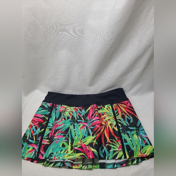 Fabletics Lorraine Run Skirt Tropical Print Size Large - Picture 4 of 9